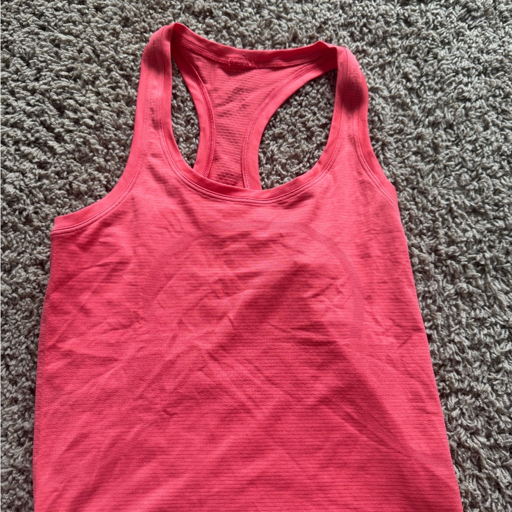Lululemon crop swiftly Tank Top